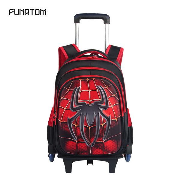 kids rolling spideman schoolbags waterproof trolley backpack boys girls children school bag with wheels travel luggage bags
kids rolling spideman schoolbags waterproof trolley backpack boys girls children school bag with wheels travel luggage bags