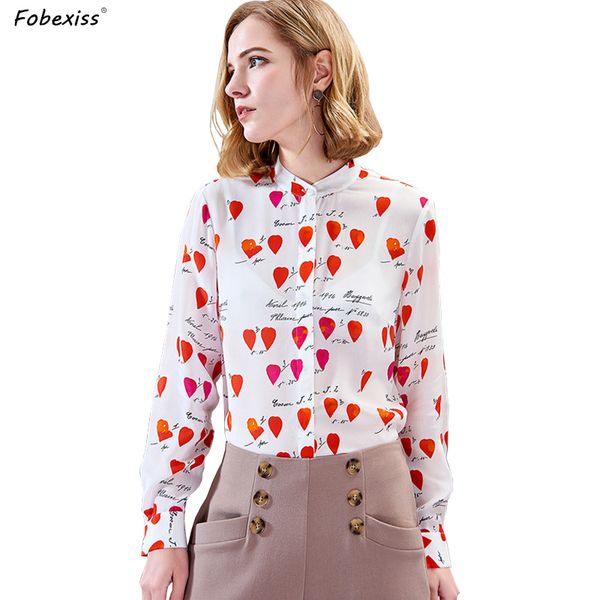 100% natural silk chiffon blouses women 2020 spring letters heart print pure silk office lady long sleeve shirts women, White
100% natural silk chiffon blouses women 2020 spring letters heart print pure silk office lady long sleeve shirts women, White