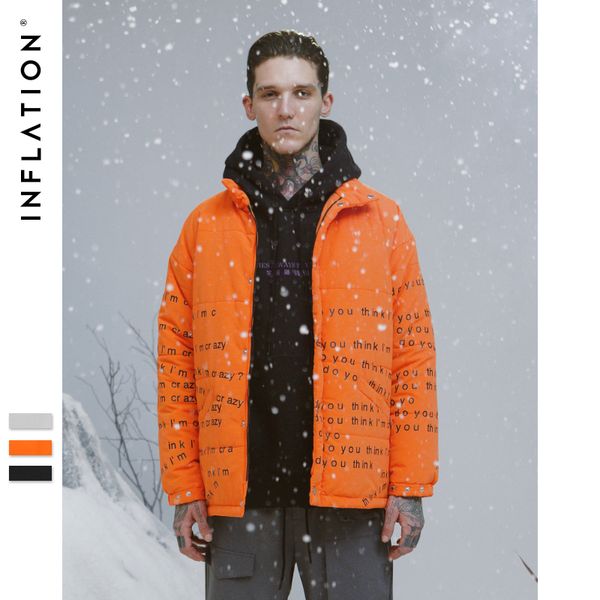 inflation men's warm winter jacket casual outerwear letter printing thick coat men orange parka male fashion casual coat 8730w, Black
inflation men's warm winter jacket casual outerwear letter printing thick coat men orange parka male fashion casual coat 8730w, Black