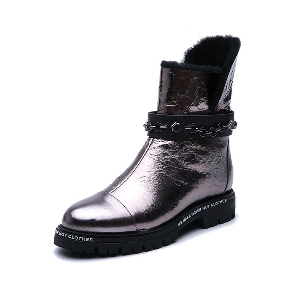 new. snow boots. natural fur to keep warm. non-slip bottom. metal leather. fashion brand new., Black
new. snow boots. natural fur to keep warm. non-slip bottom. metal leather. fashion brand new., Black