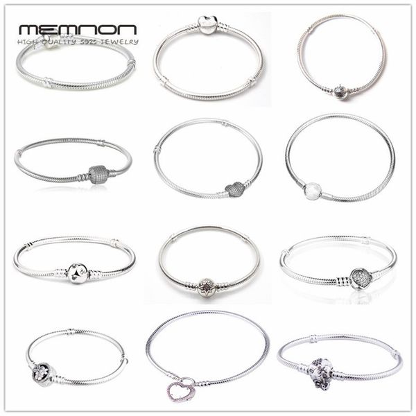 memnon 925 sterling silver fine jewelry many kinds of bracelets for women fit charms beads diy silver snake chain bracelet yl001, Black
memnon 925 sterling silver fine jewelry many kinds of bracelets for women fit charms beads diy silver snake chain bracelet yl001, Black