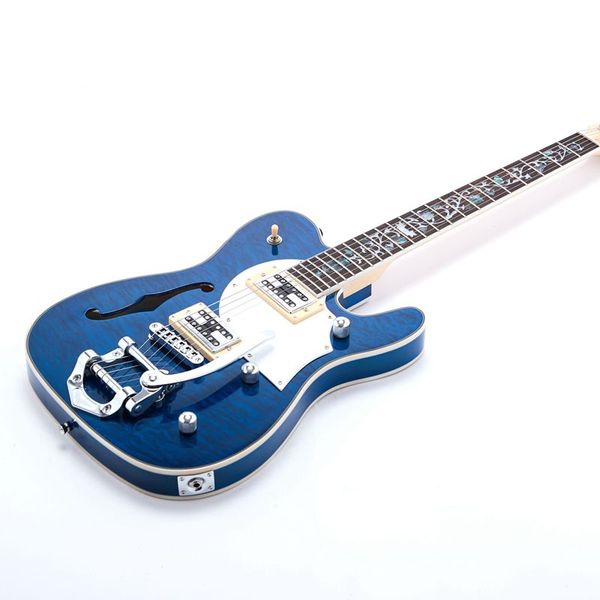 6 tring emi hollow body f hole tl electric guitar by bridge flower inlay quilted maple pecification ro ewood fingerboard
6 tring emi hollow body f hole tl electric guitar by bridge flower inlay quilted maple pecification ro ewood fingerboard