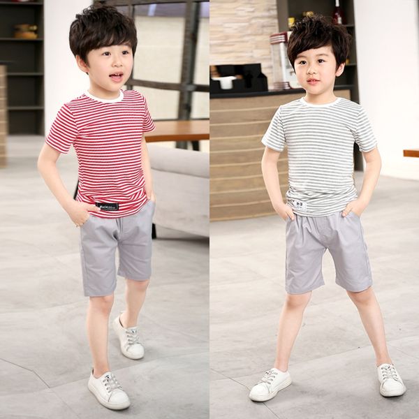wear boys' summer suit pure cotton t-shirt children's clothing baby children's short-sleeved t-shirt two-piece fashionable cl
wear boys' summer suit pure cotton t-shirt children's clothing baby children's short-sleeved t-shirt two-piece fashionable cl