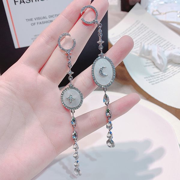 s925 silver c letter earrings women luxury rhinestone shell clover long drop dangle earrings brand earings jewelry z080
s925 silver c letter earrings women luxury rhinestone shell clover long drop dangle earrings brand earings jewelry z080