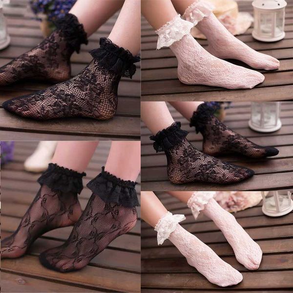 lace floral socks women summer socks lace ruffle soft pleats elastic fishnet short ankle black white
lace floral socks women summer socks lace ruffle soft pleats elastic fishnet short ankle black white