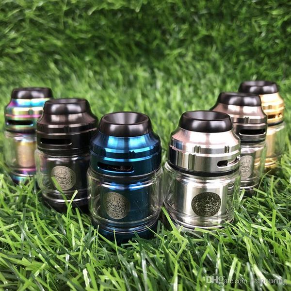 

Новый Clone Красочные Zeus X RTA Сменный Бак Распылитель Испаритель Одной Двойной Катушки Двойной Дымоход Дизайн Емкость 4.5 мл 2 мл Высокое Качество