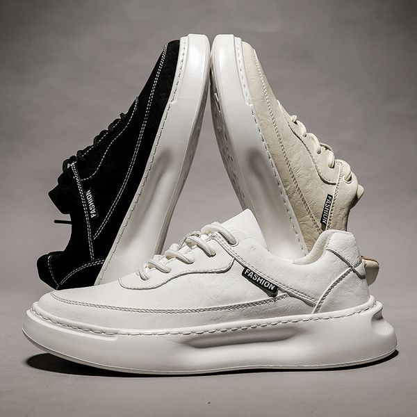 solid white men casual shoes sneakers 2019 spring autumn lightweight leather men's flats leisure trend black drop shipping
solid white men casual shoes sneakers 2019 spring autumn lightweight leather men's flats leisure trend black drop shipping