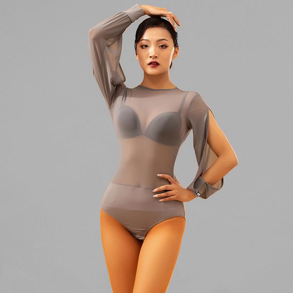 stage wear perspective mesh latin dance women long sleeve shirt ballroom samba tango practice dancing dwy2892, Black;red
stage wear perspective mesh latin dance women long sleeve shirt ballroom samba tango practice dancing dwy2892, Black;red