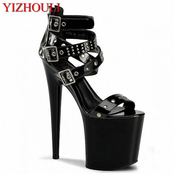 women's shoes 20cm punk high heels rivets gladiator sandals platforms buckle pole dance shoes
women's shoes 20cm punk high heels rivets gladiator sandals platforms buckle pole dance shoes
