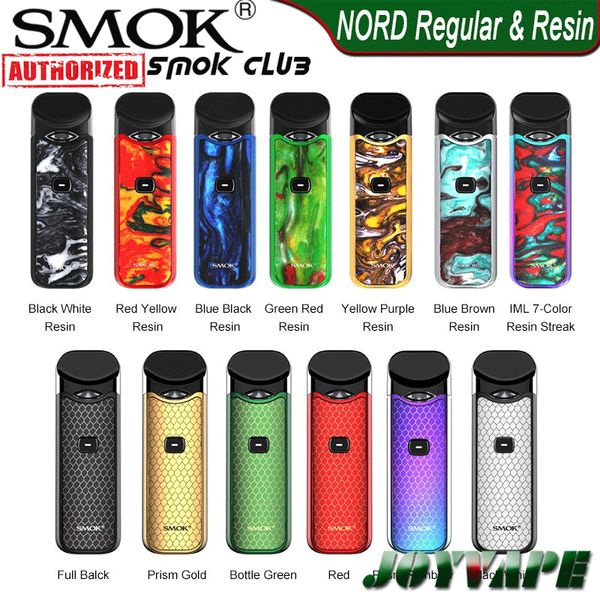 

SMOK Nord Kit Pod System Kit Regular Смола Цвета 1100mAh с Nord Cartridge 3мл Mesh Regular Катушки Факультативно для Sub-ом MTL Vaping