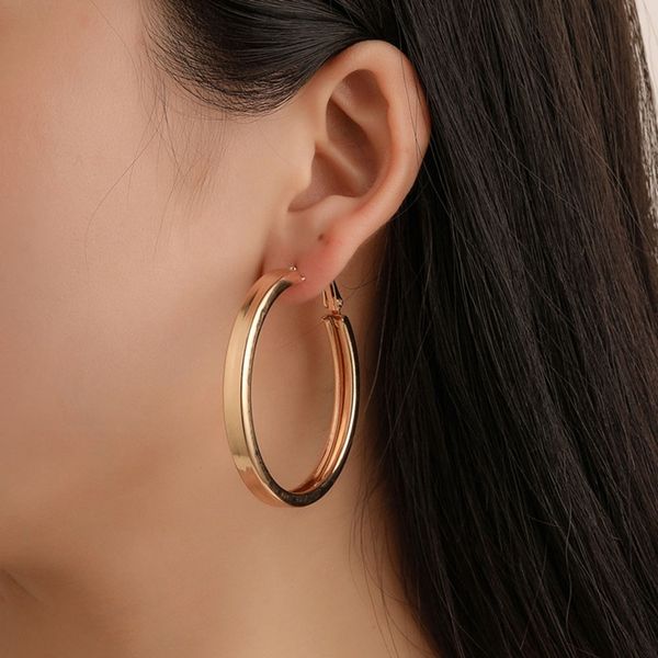 hoop earrings silver gold color big smooth round circle earrings brincos loop for women jewelry oorbellen, Golden;silver
hoop earrings silver gold color big smooth round circle earrings brincos loop for women jewelry oorbellen, Golden;silver