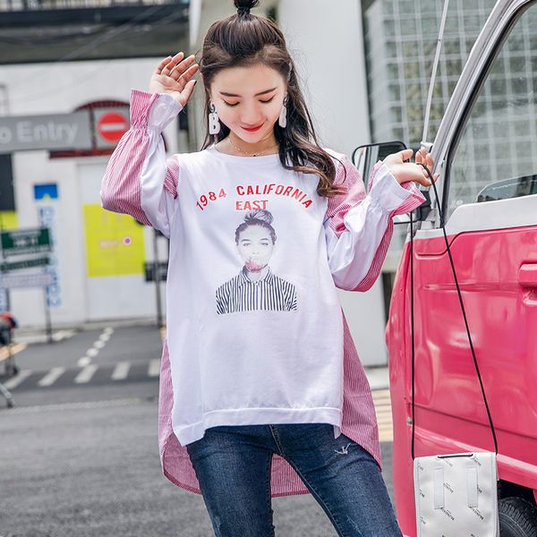 pregnant women spring o neck long sleeve asymmetrical patchwork 100% cotton t shirt maternity stripe long shirts tees new, White
pregnant women spring o neck long sleeve asymmetrical patchwork 100% cotton t shirt maternity stripe long shirts tees new, White