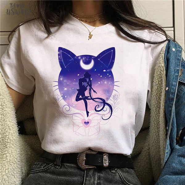 sailor short moon 90s funny t shirt harajuku clothes tshirt aesthetic cat anime women cute female t shirt kawaii tees fashion ullzang, White
sailor short moon 90s funny t shirt harajuku clothes tshirt aesthetic cat anime women cute female t shirt kawaii tees fashion ullzang, White