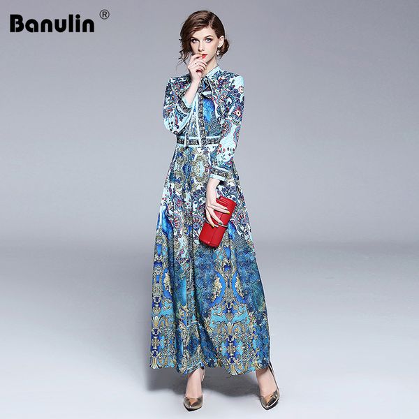 banulin new fashion runway designer summer autumn dress women's bow collar animal floral print pleated vintage maxi dresses, Black;pink
banulin new fashion runway designer summer autumn dress women's bow collar animal floral print pleated vintage maxi dresses, Black;pink