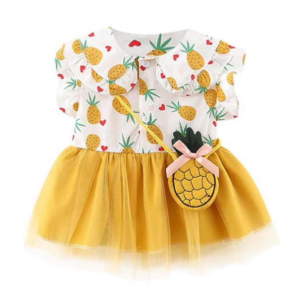 baby kids girls peter pan collar pineapple printed summer tulle princess dresses samll bag 2 pcs kid costume infant party dress, Red;yellow
baby kids girls peter pan collar pineapple printed summer tulle princess dresses samll bag 2 pcs kid costume infant party dress, Red;yellow