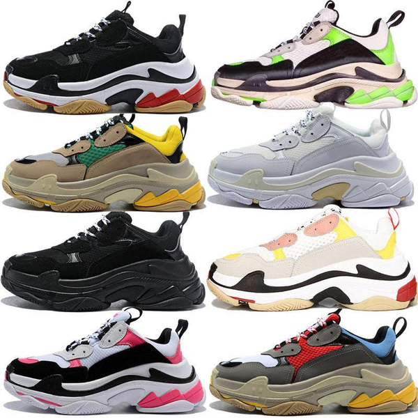 17fw triple-s walking shoe luxury dad shoes chaussures femme balanciaga designer sneakers for men women vintage old grandpa shoes size eae2#, Black
17fw triple-s walking shoe luxury dad shoes chaussures femme balanciaga designer sneakers for men women vintage old grandpa shoes size eae2#, Black