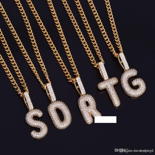 hip hop jewelry a-z small bubble letters necklaces &pendant custom name charm for men women gold silver cubic zircon cuban chain
hip hop jewelry a-z small bubble letters necklaces &pendant custom name charm for men women gold silver cubic zircon cuban chain