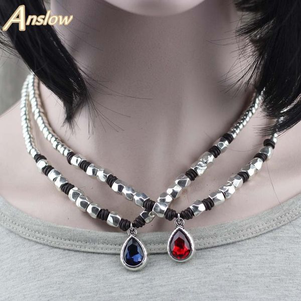anslow brand design handmade diy short choker necklace for women female crystal water drop collar necklace low0070an, Silver
anslow brand design handmade diy short choker necklace for women female crystal water drop collar necklace low0070an, Silver