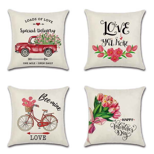 1pcs cushion cover 45x45cm throw pillow covers valentine's day red lovers truck flowers couple style decorative pillow cases
1pcs cushion cover 45x45cm throw pillow covers valentine's day red lovers truck flowers couple style decorative pillow cases
