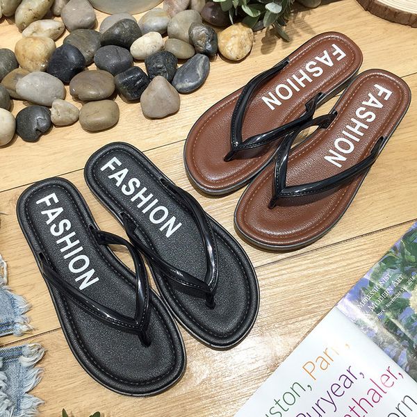 beach casual ladies' flip flops lightweight and comfortable non-slip wear-resistant slippers breathable home bathroom slippers, Black
beach casual ladies' flip flops lightweight and comfortable non-slip wear-resistant slippers breathable home bathroom slippers, Black
