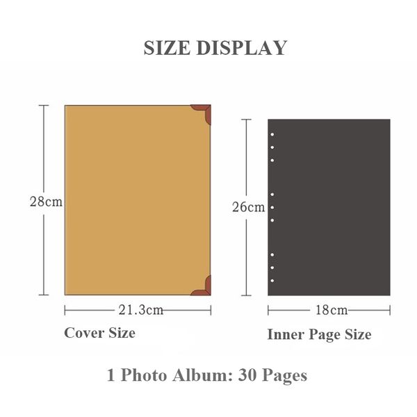 30pages blank/loose-leaf p album scarpbook handmade/wedding/diy/self-adhesive/paper p album cover kraft album for ps
30pages blank/loose-leaf p album scarpbook handmade/wedding/diy/self-adhesive/paper p album cover kraft album for ps