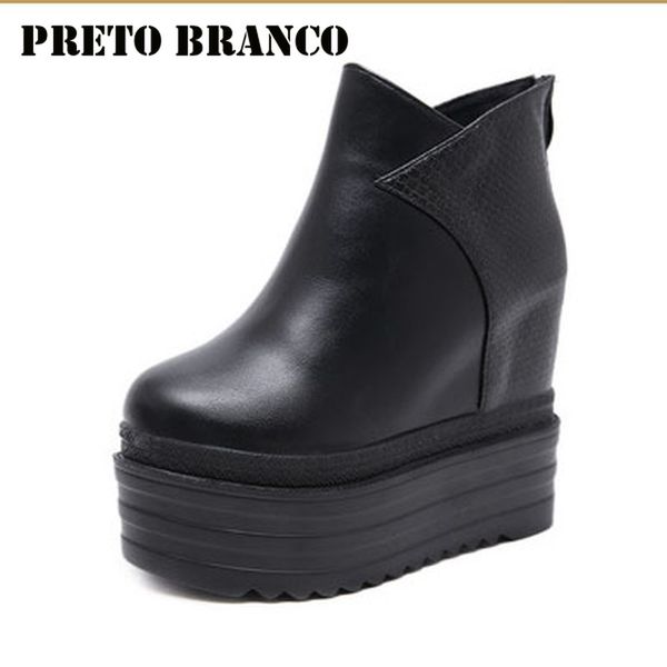 preto branco 12.6cm platfrom heels zipper color matching high-heeled short boots thick-heeled short boots women -558-5, Black
preto branco 12.6cm platfrom heels zipper color matching high-heeled short boots thick-heeled short boots women -558-5, Black
