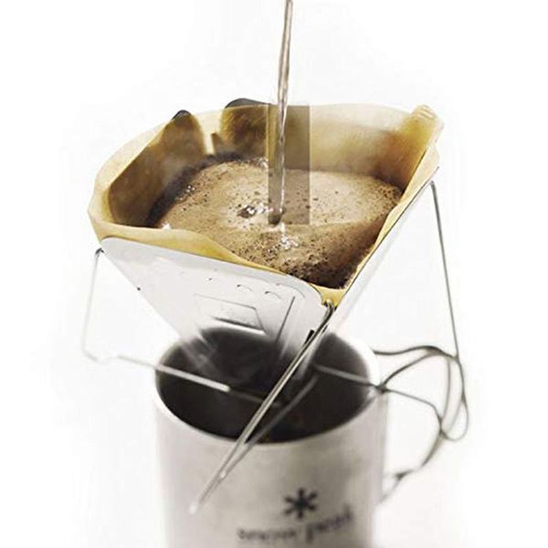 outdoor camping coffee drip stand stainless steel foldable portable coffee stove / cup filter new
outdoor camping coffee drip stand stainless steel foldable portable coffee stove / cup filter new