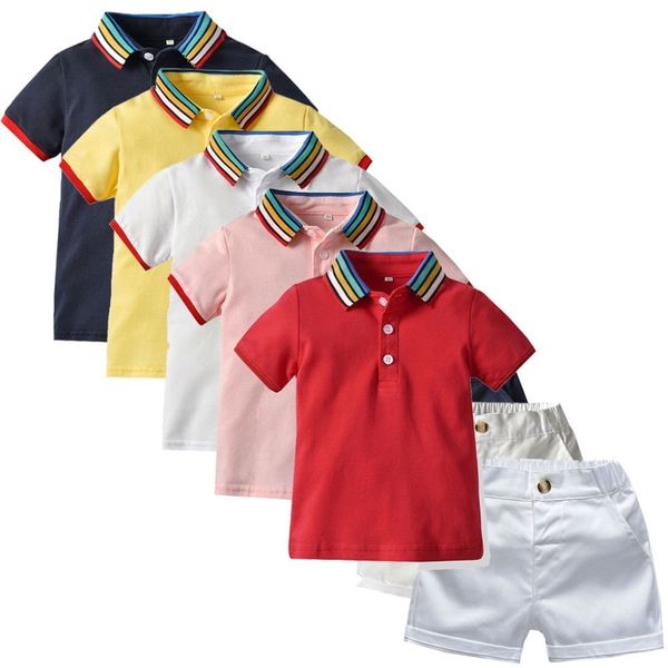 toddler baby boy gentleman rainbow t-shirt +solid shorts clothes outfit layette casual baby clothes sets cotton, White
toddler baby boy gentleman rainbow t-shirt +solid shorts clothes outfit layette casual baby clothes sets cotton, White