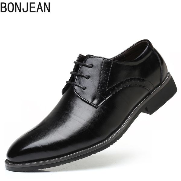 new plus-sized menswear business casual leather shoes shallow mouth men's varved british and american non-slip high-rise men, Black
new plus-sized menswear business casual leather shoes shallow mouth men's varved british and american non-slip high-rise men, Black