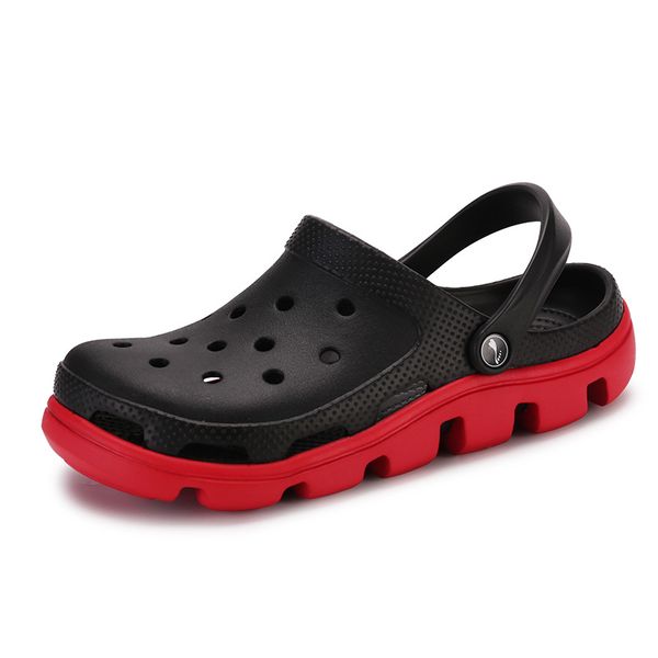 mens sandals summer outdoor beach hole slippers sandals men shoes cave breathable men's non-slip padded garden shoes, Black
mens sandals summer outdoor beach hole slippers sandals men shoes cave breathable men's non-slip padded garden shoes, Black