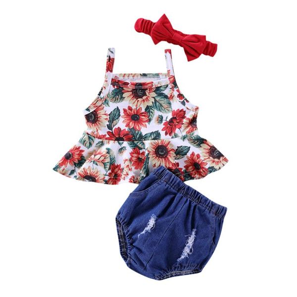 multicolor baby girl clothes 3pcs baby girls summer clothes infant set sunflower floral denim shorts outfits #4, White
multicolor baby girl clothes 3pcs baby girls summer clothes infant set sunflower floral denim shorts outfits #4, White