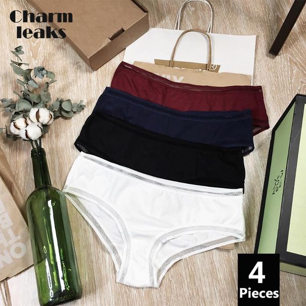 charmleaks women panties cotton underwear soft cozy ladies briefs boyshorts solid packs of 4 breathable mid waist high quality, Black;pink
charmleaks women panties cotton underwear soft cozy ladies briefs boyshorts solid packs of 4 breathable mid waist high quality, Black;pink