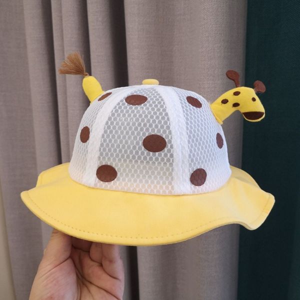 2020 cute baby boy girl cap children's hat giraffe mesh fisherman hat children cotton sun animal uv production, Yellow
2020 cute baby boy girl cap children's hat giraffe mesh fisherman hat children cotton sun animal uv production, Yellow