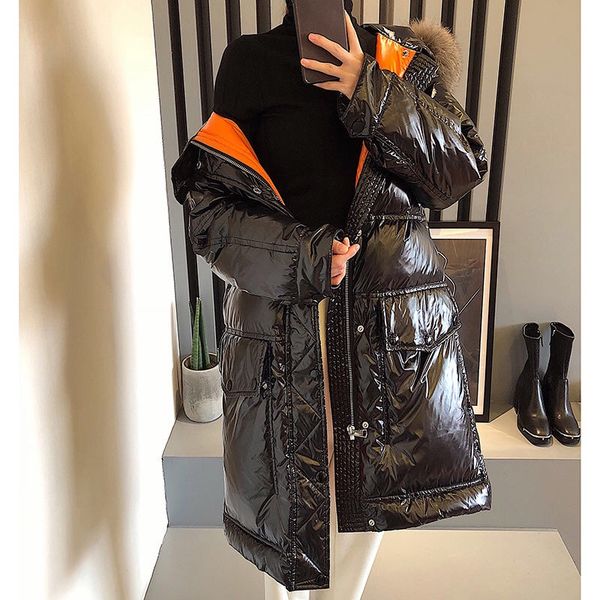 vangull new winter glossy jackets women hooded cotton padded parkas casual streetwear slim warm thick winter coat parka outwear, Tan;black
vangull new winter glossy jackets women hooded cotton padded parkas casual streetwear slim warm thick winter coat parka outwear, Tan;black