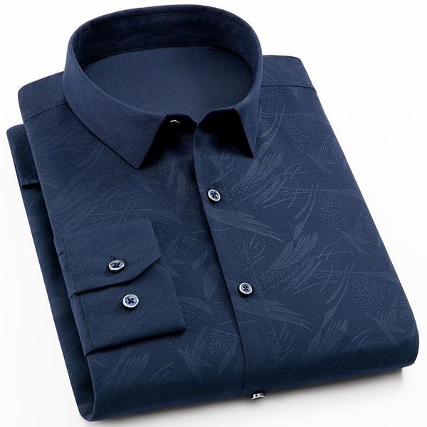 2019 men fashion casual long sleeved printed shirt slim fit male social business dress shirt brand men clothing soft comfortable, White;black
2019 men fashion casual long sleeved printed shirt slim fit male social business dress shirt brand men clothing soft comfortable, White;black
