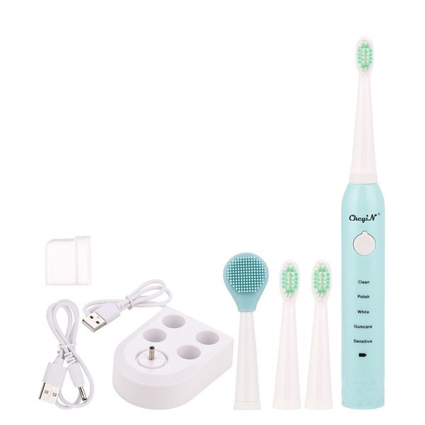 4 in 1 electric toothbrush adults kids ultrasonic vibration toothebrushes facial cleaning brush 5 modes rechargeable oral care45
4 in 1 electric toothbrush adults kids ultrasonic vibration toothebrushes facial cleaning brush 5 modes rechargeable oral care45