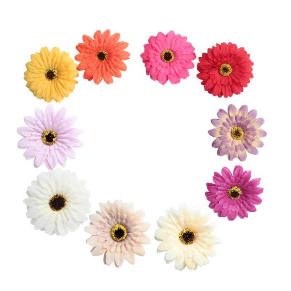 10pc artificial gerbera flower head silk daisy for wedding decoration diy wreath 
10pc artificial gerbera flower head silk daisy for wedding decoration diy wreath