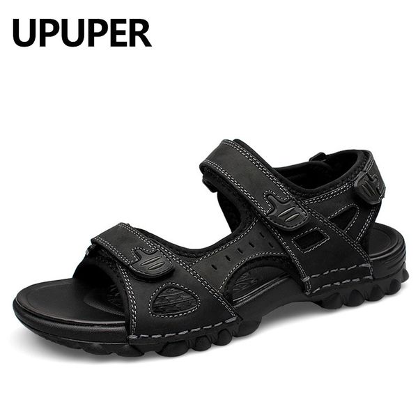upuper leather men sandals summer fashion sandals shoes men casual flat shoes black beach slippers man sandales homme d ete mx200617
upuper leather men sandals summer fashion sandals shoes men casual flat shoes black beach slippers man sandales homme d ete mx200617