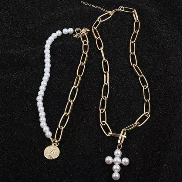 2020 мода многослойного ожерелья pearl крест кулон ожерелья креатив для женщин ювелирных изделий boho подарки, Silver
2020 мода многослойного ожерелья pearl крест кулон ожерелья креатив для женщин ювелирных изделий boho подарки, Silver