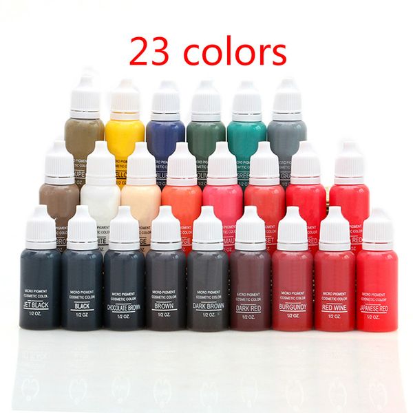 23 pcs permanent makeup micro pigment tattoo ink eyebrow eyeliner lip body tattoo art beauty tools tatoo makeup ink set
23 pcs permanent makeup micro pigment tattoo ink eyebrow eyeliner lip body tattoo art beauty tools tatoo makeup ink set