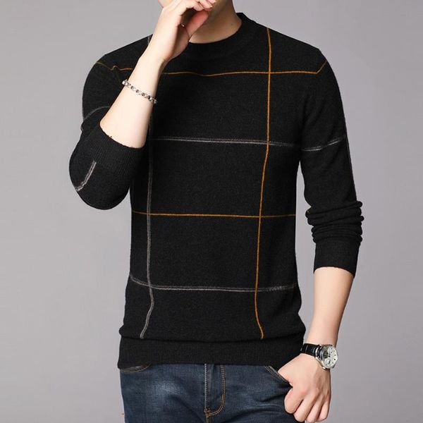 100% wool mens knit sweater pullover basic o neck for autumn winter striped fashion casual bo24331230, White;black
100% wool mens knit sweater pullover basic o neck for autumn winter striped fashion casual bo24331230, White;black