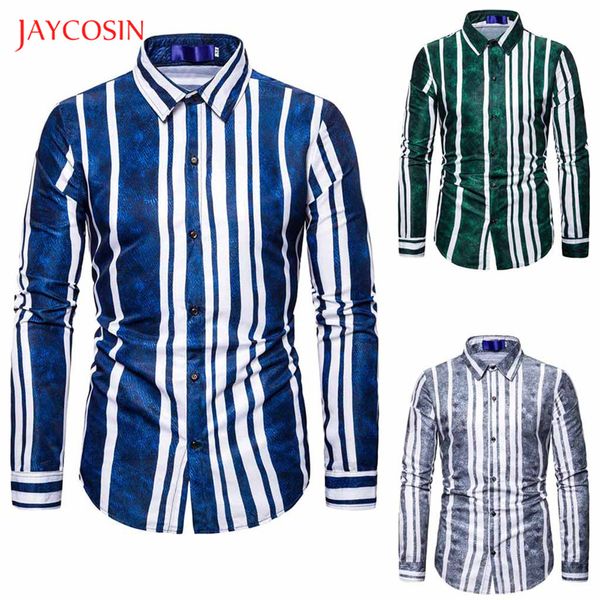 joycosin formal fashion men shirt winter casual men clothes reflective stripe long sleeve button slim fit shirt party wear, White;black
joycosin formal fashion men shirt winter casual men clothes reflective stripe long sleeve button slim fit shirt party wear, White;black