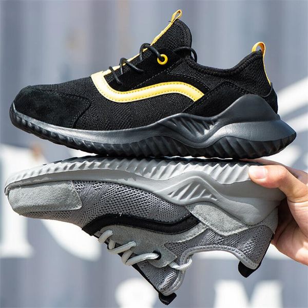 lightweight steel toe work safety shoes for men fashion casual indestructible shoes skid wearable hiking sneakers man, Black
lightweight steel toe work safety shoes for men fashion casual indestructible shoes skid wearable hiking sneakers man, Black