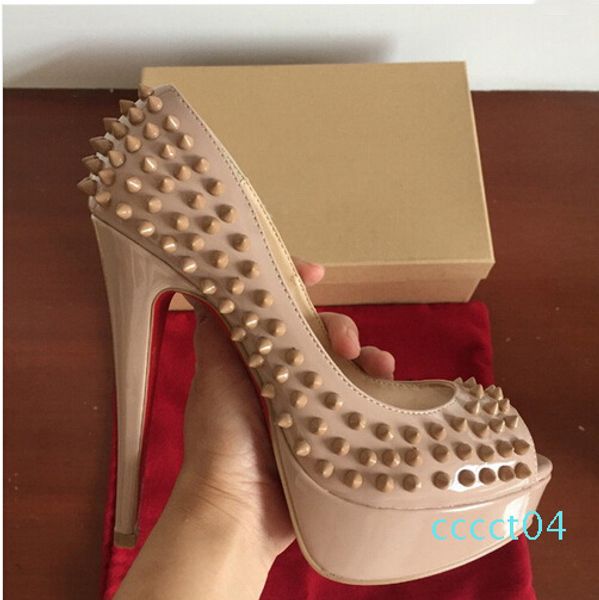 14см дизайнер sexy ladies шипы шипованные red bottom насосы высокого каблуки роскошные платформы черный натуральной кожи свадебное платье дл, Black
14см дизайнер sexy ladies шипы шипованные red bottom насосы высокого каблуки роскошные платформы черный натуральной кожи свадебное платье дл, Black