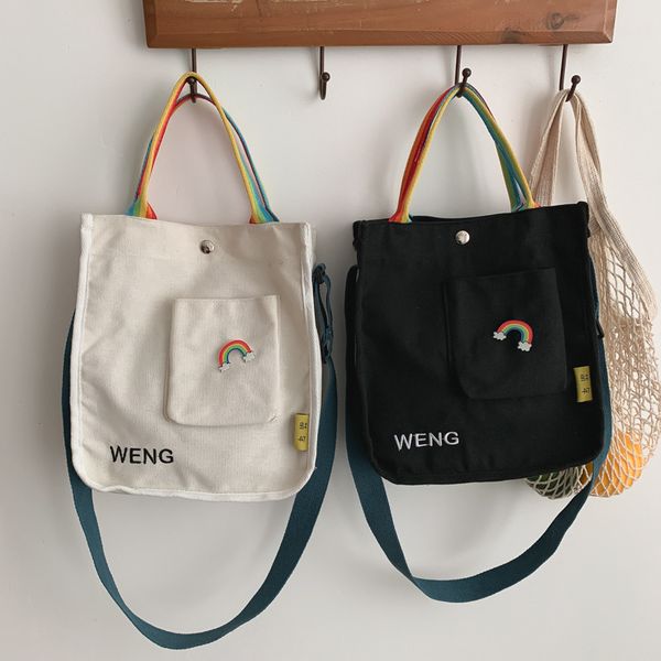 women large capacity canvas shoulder bag fashion multi-color print cross body purse all-match handle bags
women large capacity canvas shoulder bag fashion multi-color print cross body purse all-match handle bags