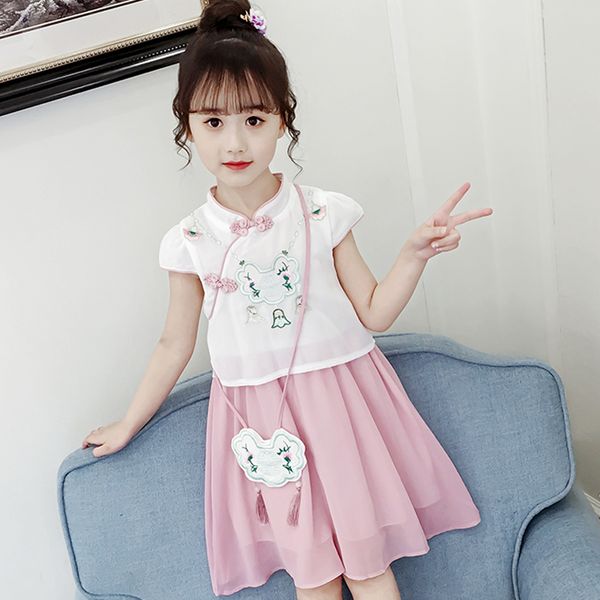 new hanfu for girls skirt summer chiffon children cheongsam dress school dance stage costume cosplay clothes for girls bl1796, Black;red
new hanfu for girls skirt summer chiffon children cheongsam dress school dance stage costume cosplay clothes for girls bl1796, Black;red