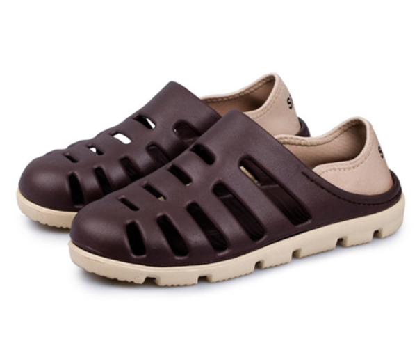 new hole sandals non-slip thick bottom baotou garden couple beach shoes men casual hollow sandals and slipperscasual men shoes, Black
new hole sandals non-slip thick bottom baotou garden couple beach shoes men casual hollow sandals and slipperscasual men shoes, Black