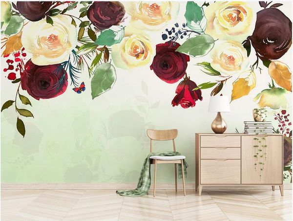 custom wall stickes p idyllic rose wallpaper living room tv background canvas pictures home decor murals wallpaper for walls 3 d
custom wall stickes p idyllic rose wallpaper living room tv background canvas pictures home decor murals wallpaper for walls 3 d