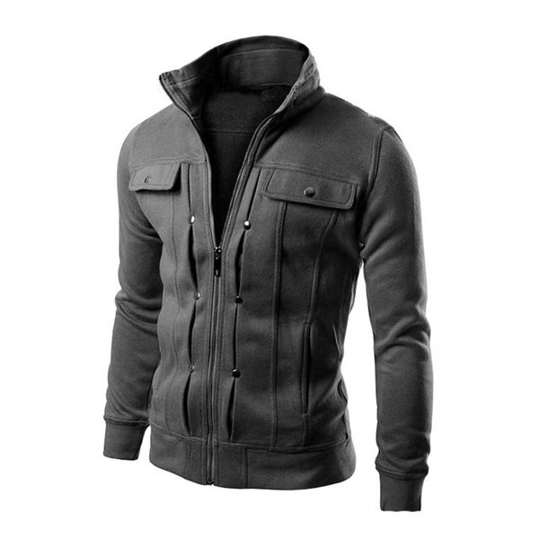jacket men fashion stand collar buttons decoration warm jacket 2019 casual men men's clothing tjwlkj, Black;brown
jacket men fashion stand collar buttons decoration warm jacket 2019 casual men men's clothing tjwlkj, Black;brown