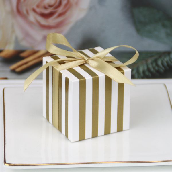 60pcs small gift box candy boxes with ribbons 2x2x2 inch gold striped box party favors for wedding baby shower birthday supplies
60pcs small gift box candy boxes with ribbons 2x2x2 inch gold striped box party favors for wedding baby shower birthday supplies